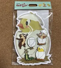 ディズニー チップ デール ピンバッジ ピンバッチ ひよこ たまご
