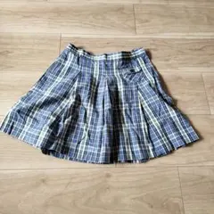 familia 120 チェック柄プリーツスカート