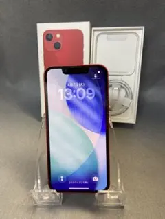 美品 国内版 SIMフリー iPhone13mini 128GB レッド色