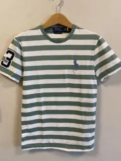 Polo Ralph Lauren グリーン　ボーダー Tシャツ XS【美品】のサムネイル