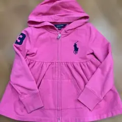 ラルフローレン キッズ フリル パーカー