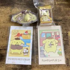 ポムポムプリン　パッケージチャーム　チョコボックス　カード