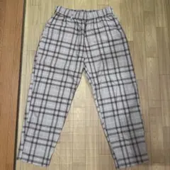 BACK NUMBER チェック柄 イージーパンツ メンズ Mサイズ