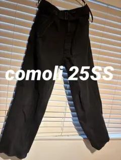 値下げ交渉受け入れ中！ベルテッドデニムCOMOLI B01-03001 サイズ2