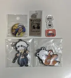 ワンピース ロー 缶バッジ ウォンテッドプレート アクリルminiフィギュアのサムネイル