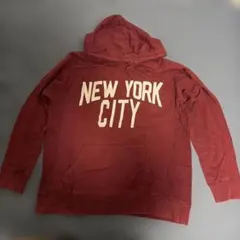 NEW YORK CITY パーカー 赤