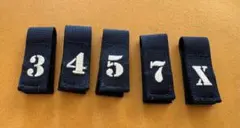 BRIEFINGブリーフィングヘッドカバーストラップ 5個 #3,4,5,7,X