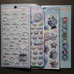 サンリオ　シナモロール　ボンボンドロップ　シール　コットンパフィー　正規品