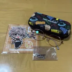 ワールドトリガー 三雲修モデル メガネ 眼鏡 PC用度なし ケース 眼鏡