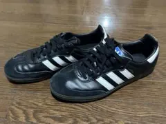 adidasSAMBA OG スニーカー　レザー　スウェード　黒白　27.5