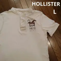 HOLLISTER ホリスター ヘンリーネック 半袖カットソー オフ白のサムネイル