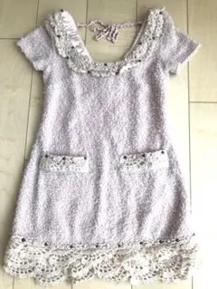 最終値下げ　セシルマクビー　ワンピース　薄ピンク系　Mサイズ