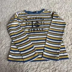 BeBe 長袖カットソー 140 ストライプ