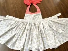 MARLMARL 花柄リボンエプロン