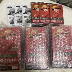 新品テープ付★ワンピースカードゲーム　受け継がれる意志3Box 3プロモセット