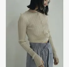 【美品】anuke アンヌーク Cachecoeur Knit Cardiganのサムネイル