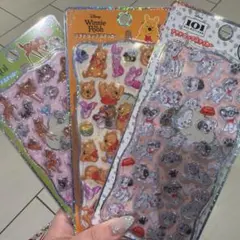 【正規品】カミオジャパン ディズニー プチドロップステッカー 3種