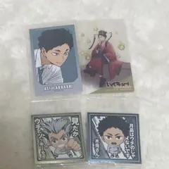 ハイキュー 赤葦京治 木兎光太郎 カード ハイドリ ウエハース 東武動物公園