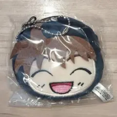 忍たま 土井 半助 土井先生 ミニポーチ キーホルダー フェイスポーチ