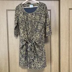 Bou Jeloud花柄五分袖チュニックワンピース