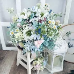 ❉小花のブーケ❉ ブライダルブーケ　ウェディングブーケ　（造花）