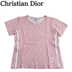 希少★Christian Dior 半袖Tシャツ トロッター柄 ピンクのサムネイル