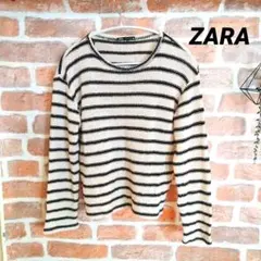ZARA ストライプ　サマーニット Sサイズ