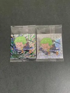 ワンピース ウエハース シール ゾロ2枚セット