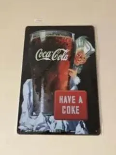 Coca-Cola ブリキ看板 HAVE A COKE