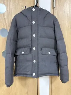 BEAMS ダウンジャケット　ウール　グレー M
