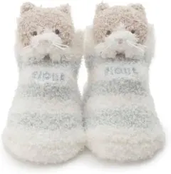 【極美品】ジェラートピケ ベビモコキャットソックス ベビー靴下