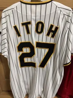 阪神タイガース 江夏豊 28 ユニフォーム - メルカリ