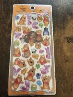 プチドロップステッカー　くまのプーさん