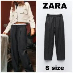 ZARA　WIDE-LEGパンツ ダブルウエストバンド　Sサイズ