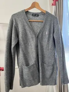 イーストボーイ グレー 前開きカーディガン ポケット付き