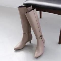 ジェリービーンズJELLY BEANS 2WAYビジューリボンベルトロングブーツ