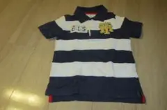 TOMMY HILFIGER ストライプポロシャツ XS (4-5)約110cm