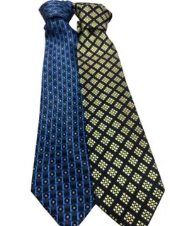 LANVIN & Yves Saint Laurent ネクタイ 2本セット