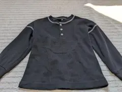 GU ブラック 長袖カットソー 120センチ