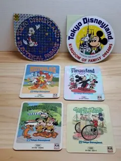 東京ディズニーランド ステッカーセット　ミッキー　レトロ　開園当初　1983