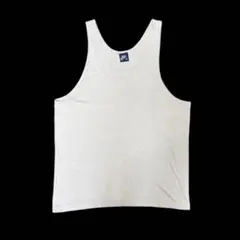 80s NIKE 紺タグ　タンクトップ　グレー　XL