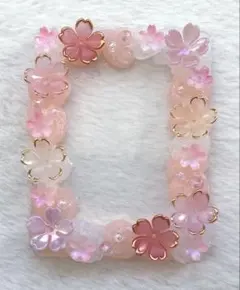 トレカケース ホイップデコ 桜❀花びら❀春 ピンク