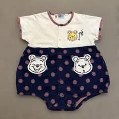 くまのプーさん　半袖ロンパース　80㎝