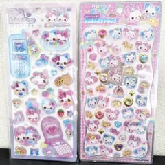 ハッピーマーチ　ジュエルプチドロップ　まじかるみゅーちゃん　平成　シール　正規品