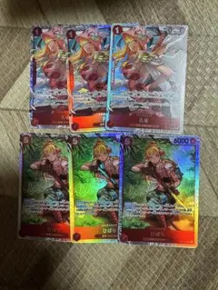 ワンピースカード　ひばり　孔雀　SR 神速の拳