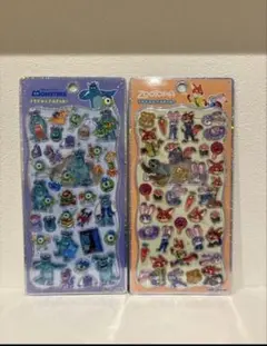 正規品‼︎プチドロップステッカー　モンスターズインク　ズートピア