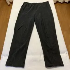 裏起毛　グレー カジュアルパンツ 　ウエストゴム　XLくらい