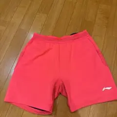 新品LI-NING スポーツショートパンツ ピンクユニサイズSのサムネイル
