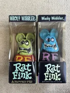 Funko Wacky Wobbler Rat Fink　グリーン、ブルーのサムネイル