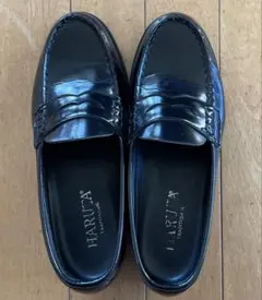 HARUTA黒ローファー